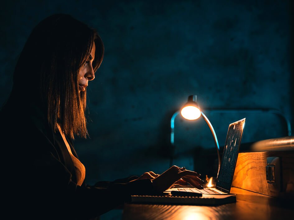 Women working at night